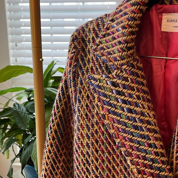 Nichole Lynel tweed coat size Large - Picture 6 of 17